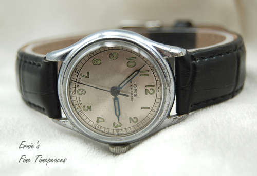 Oris Cal 454 Manual Winding Vintage Military Style Watch, Serviced, 1950`s