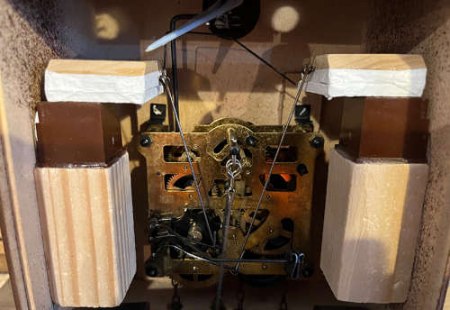 Big Antique Cuckoo Clock from West Germany, 8 Days, Serviced