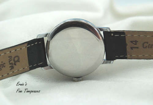 Vintage Oris Military Style Black Dial Manual Wind Watch from the 1940`s, Serviced