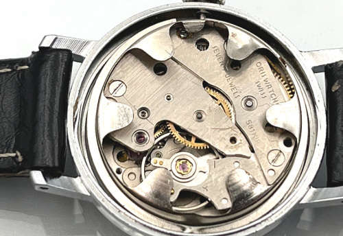 Vintage Oris Military Style Black Dial Manual Wind Watch from the 1940`s, Serviced