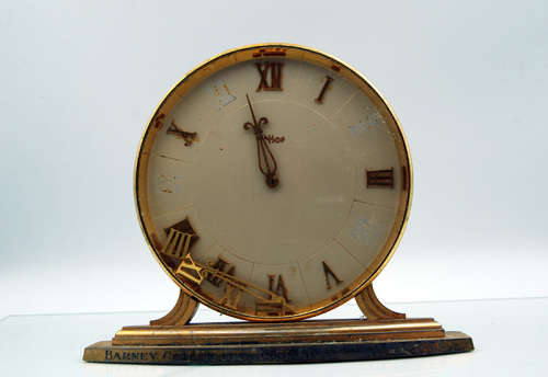 Two Vintage Alarm Clocks, Imhof and Swiza, both 8 days Winding, Spares or Repairs