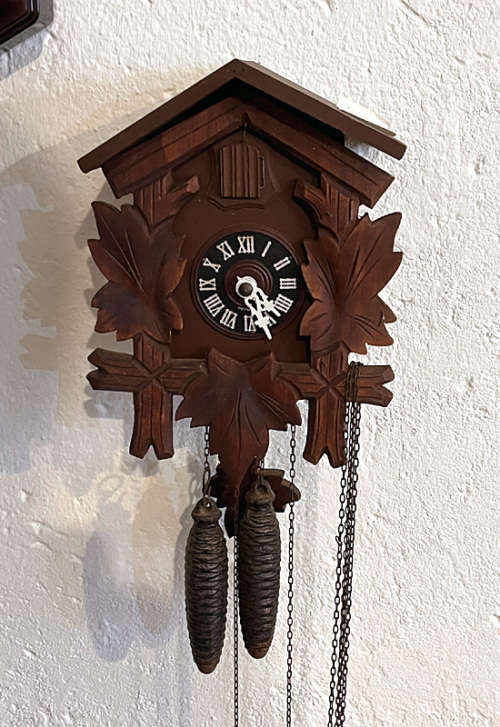Antique Cuckoo Clock for Spares or Repairs