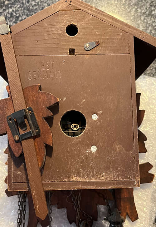 Antique Cuckoo Clock for Spares or Repairs