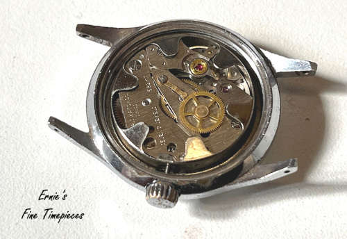 Vintage Oris 582 KIF Manual Winding Watch, Fully Serviced, a Beauty from the 1950`s,