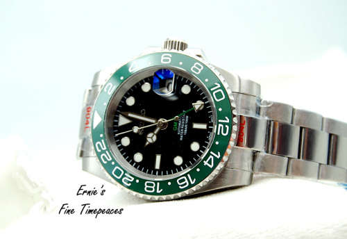 GMT Automatic Mod Watch, Kermit, With NH34 Seiko Movement, New