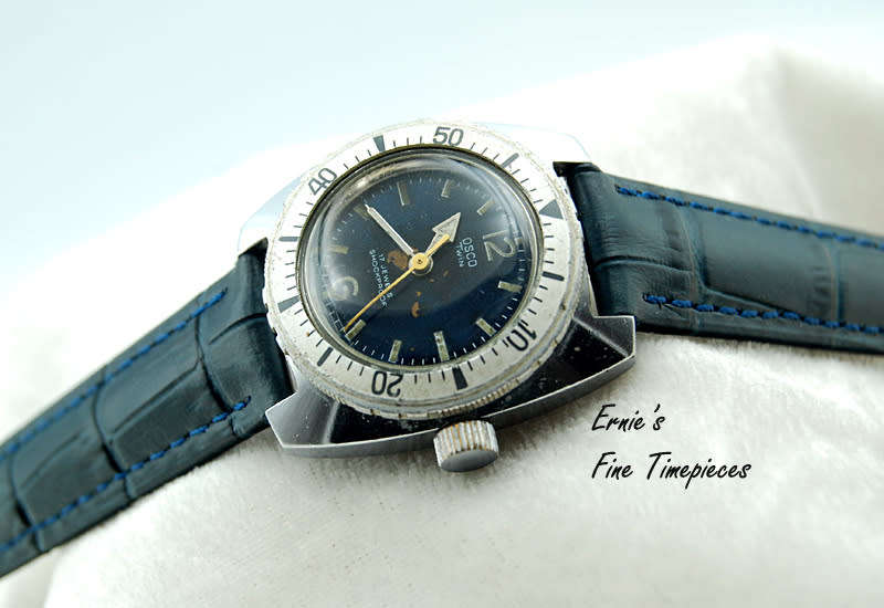 Rare Vintage Osco Ladies Divers Watch from the 60`s, Manual Wind, Serviced