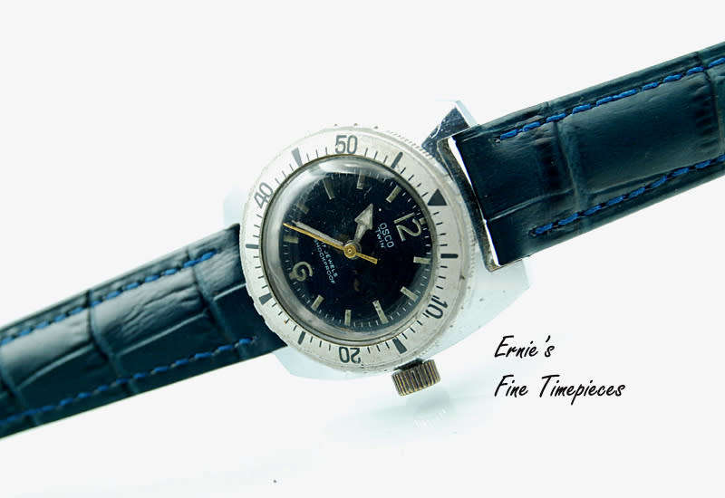 Rare Vintage Osco Ladies Divers Watch from the 60`s, Manual Wind, Serviced