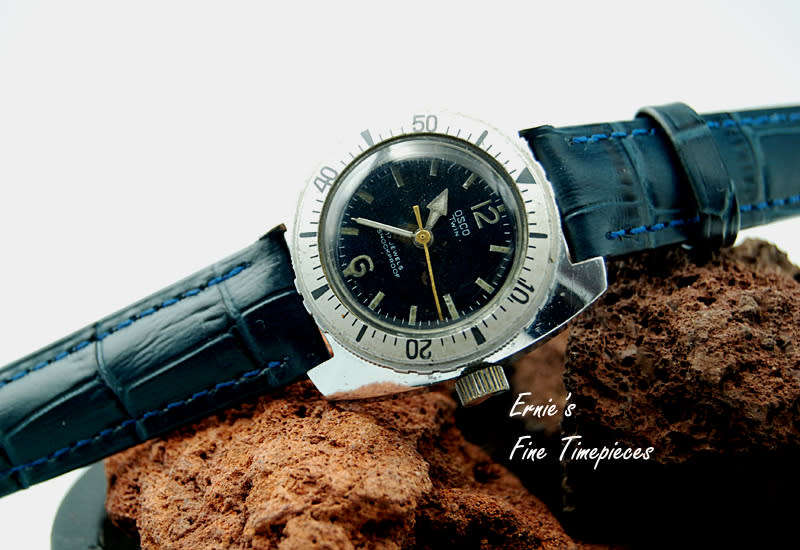 Rare Vintage Osco Ladies Divers Watch from the 60`s, Manual Wind, Serviced