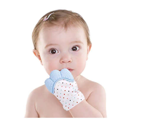 BABY GUM GLOVES TEETHING MITTEN