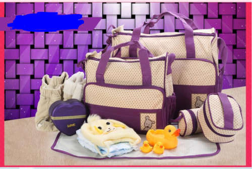 5 in 1 Multifunctional Baby Crossbody Bag Mother Diaper Bag
