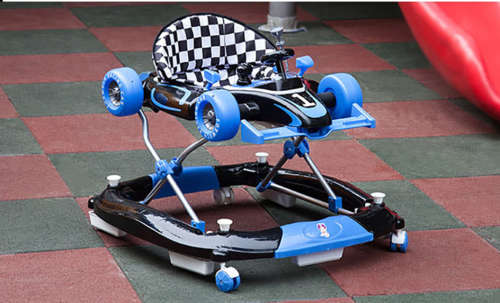 2 in 1 Baby Walker Multifunctional Infant Toddler Walk Learining Anti Rollover Folding Safety Seat