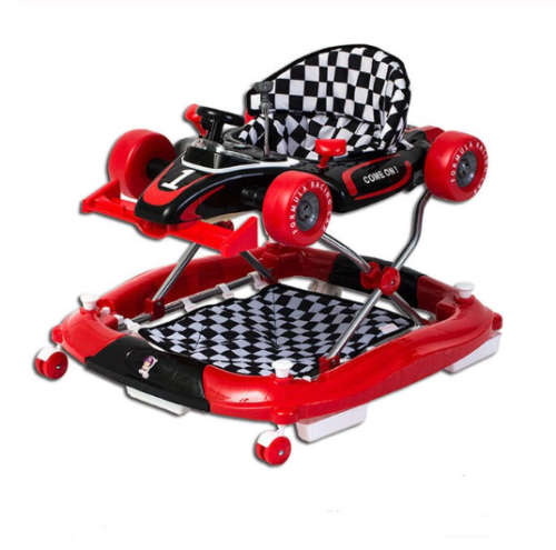 2 in 1 Baby Walker Multifunctional Infant Toddler Walk Learining Anti Rollover Folding Safety Seat