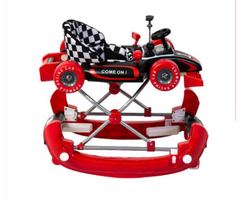 2 in 1 Baby Walker Multifunctional Infant Toddler Walk Learining Anti Rollover Folding Safety Seat