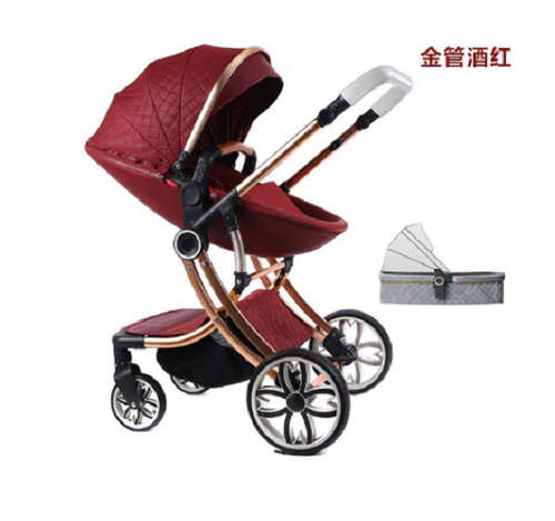 Egg Stroller 2 in 1 Baby Stroller High Landscape Carriage Two Way Newborn Car Can Sit Can Lie Child