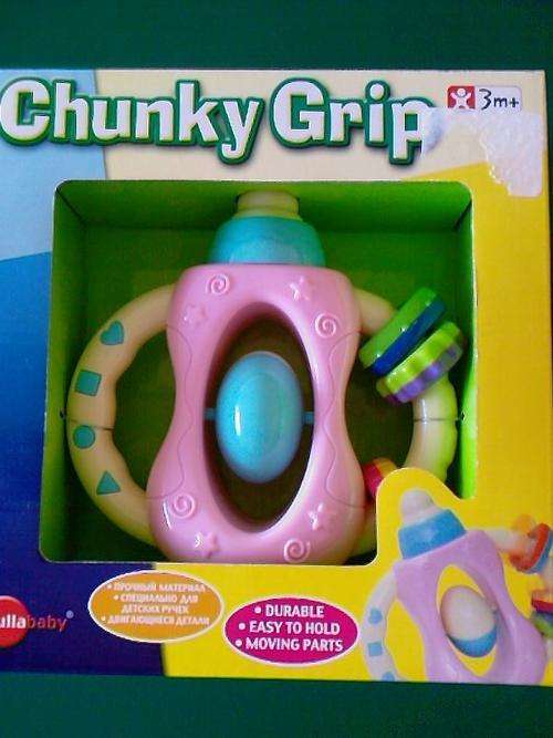 Baby Chunky Grip Rattle Bottle