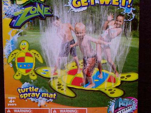 Get Wet Turtle Spray Mat