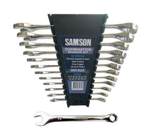 Combination Spanner Set - 12 Piece Chrome Vanadium