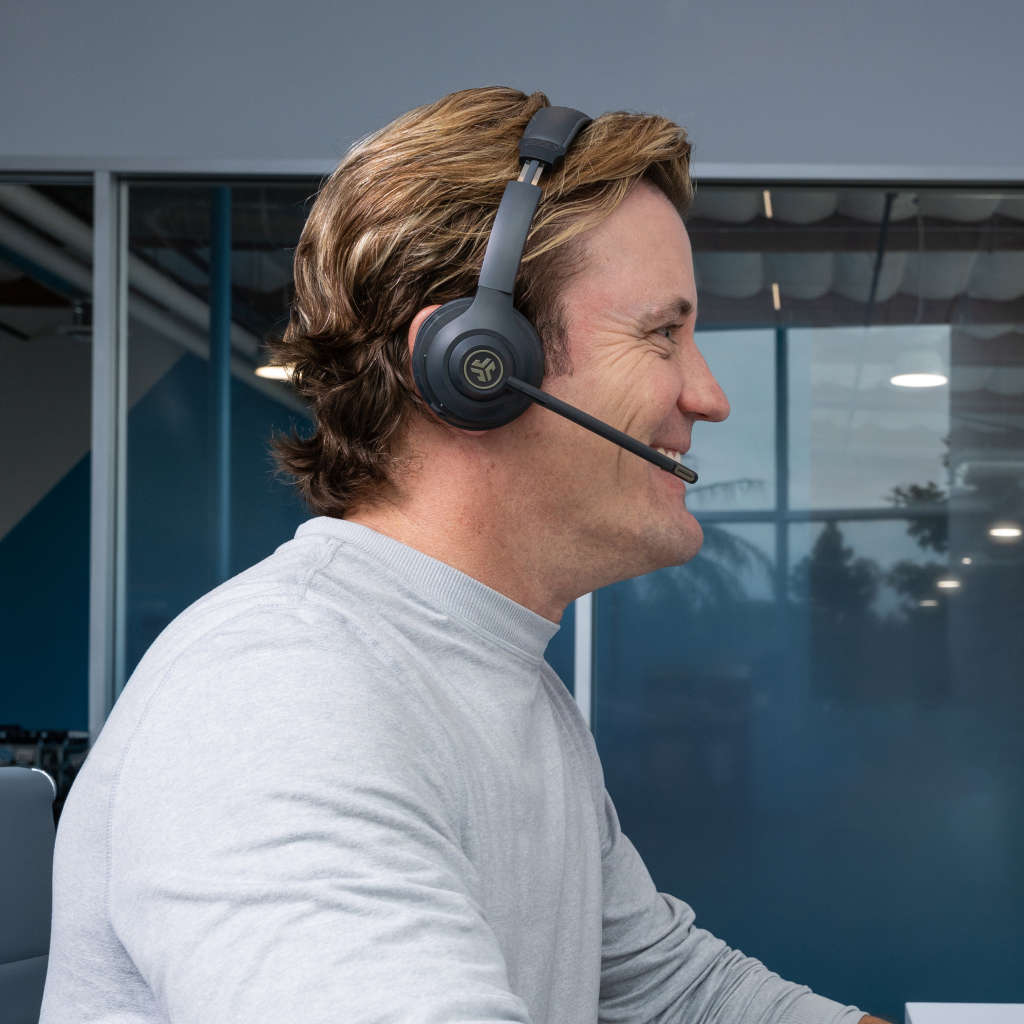 Jlab GO WORK WIRELESS & WIRED ON-EAR HEADSET (Gen 1) with 2 year warranty