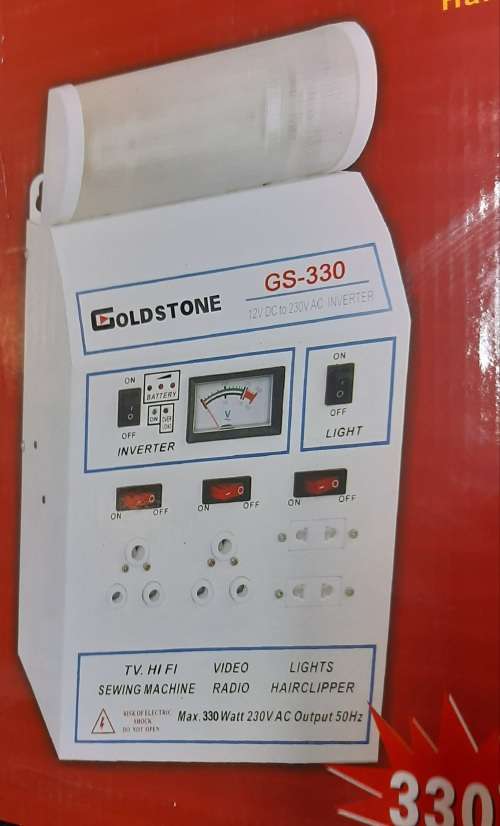 Inverter dc to ac 230v 330w for tv, lights and more