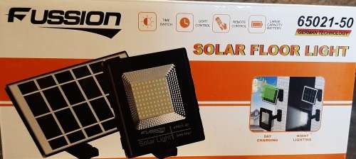 50w Solar Flood light, time switch, remote, IP67