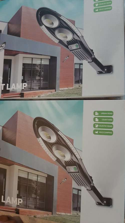 100W Solar Streetlamp motion sensor with remote iP66 6500K
