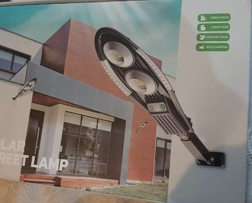 100W Solar Streetlamp motion sensor with remote iP66 6500K