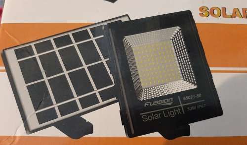 50w Solar Flood light, time switch, remote, IP67