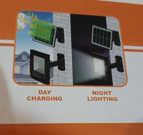 50w Solar Flood light, time switch, remote, IP67