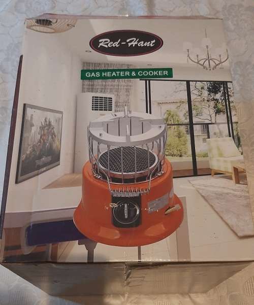 Gas heater & cooker 2 in 1