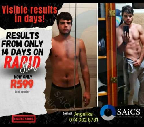 South African Institute of Slimming Rapidslim Combo, nr 1 weigh loss product in SA, incl 4 meal plan