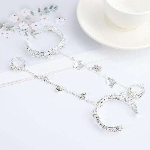 Ring Bracelet Bangle Women Girls Charm Bracelet Butterfly