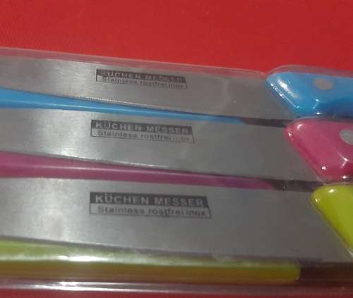 6pc Inox stainless knives NEW