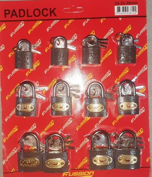 *New Stock* Padlocks 12piece, size 25-38cm