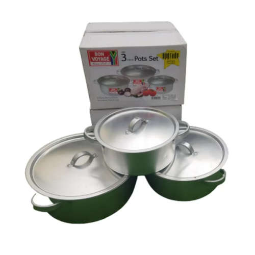 Aluminium Cooking Pots 6 piece, Bon Voyage, best selling pots in SA