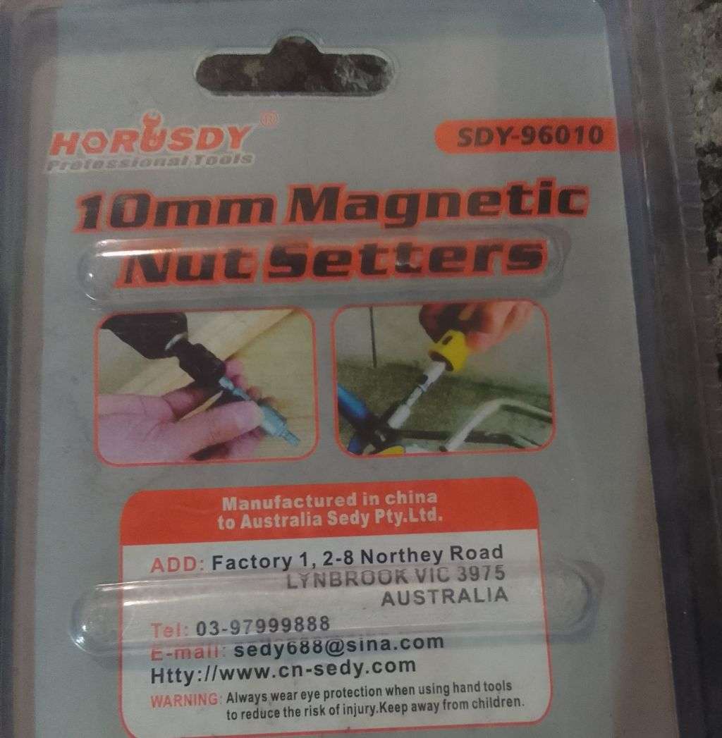 5pcs Magnetic Nut Setters, 7mm or 10mm, high precision made exact screw fit, Reduces Slip & carm out
