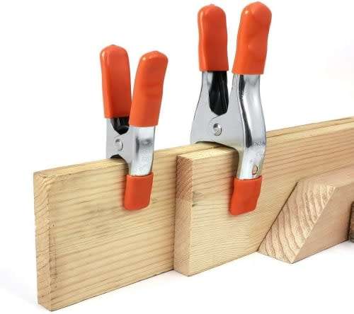 10 Pack 2-inch Heavy Duty Spring Clamp Set, ideal for gripping, clamping and securing, zinc plated