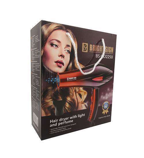 *4000W* Hairdryer, Light and Perfume, 3 different Nozzles, 3 temp settings