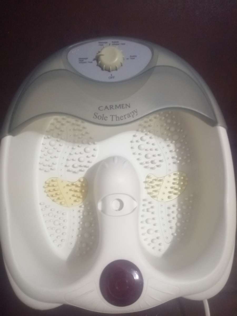 Carmen Sole Therapy Foot Spa, 3 settings, Massage heat, bubble heat, Infrared Heat