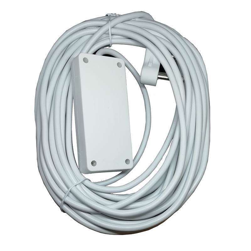 15m extension cord with a 2-way multiplug - white
