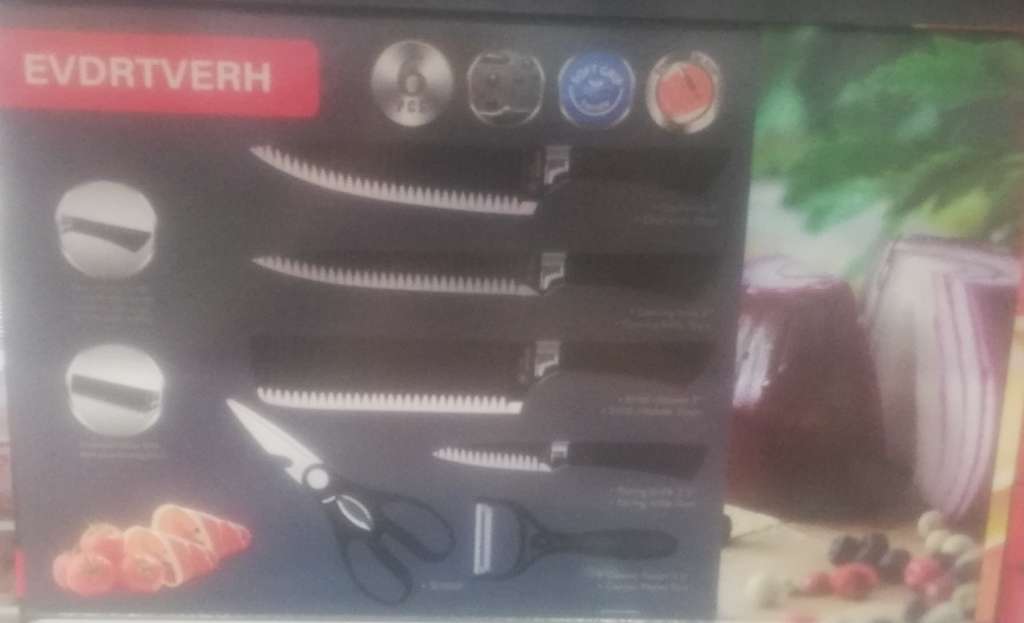 6 Piece Knife Set Kitchen Set Non-stick