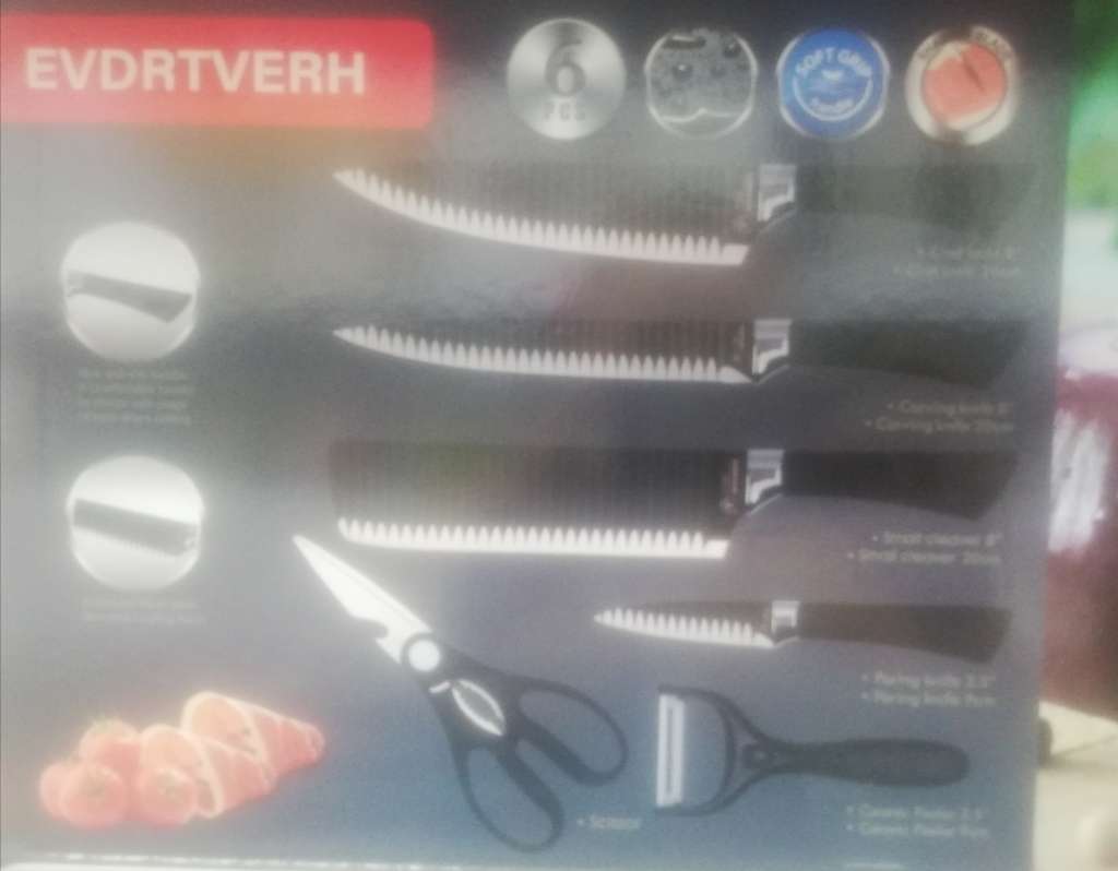 6 Piece Knife Set Kitchen Set Non-stick