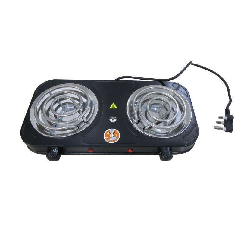 2 Plate Stove 2000W Hotplate Variable Heat Setting Indictator light modern design