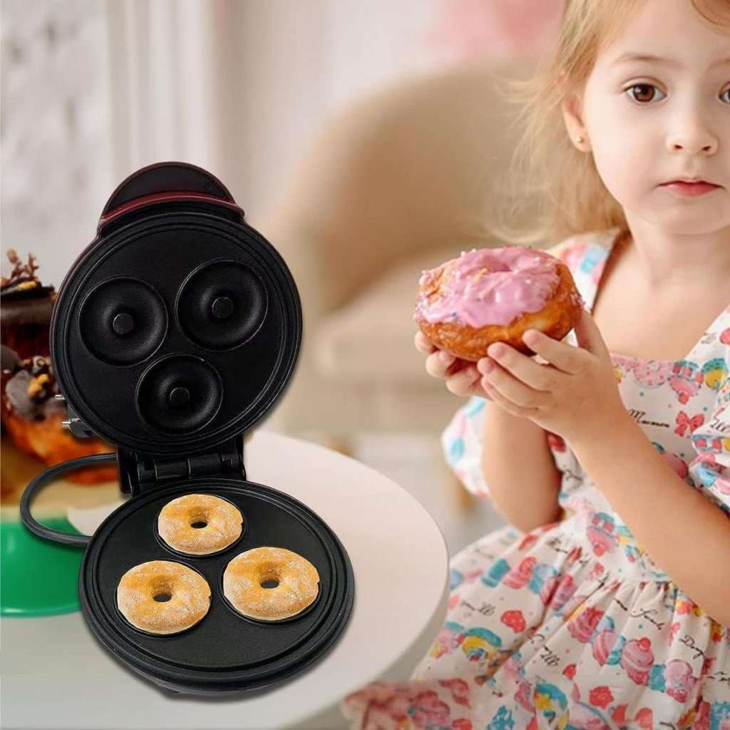 Donut Maker, Non-stick coating, double sided Heating