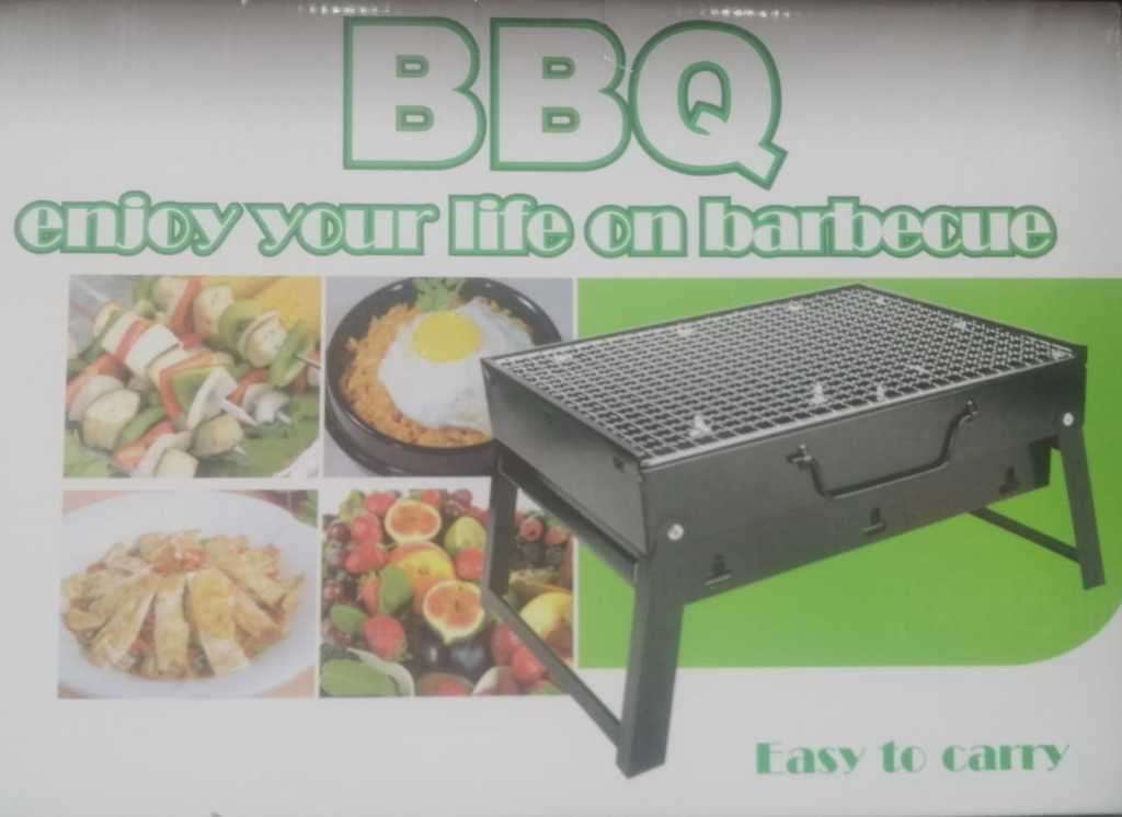 Portable Foldable BBQ braai Grill, easy to carry