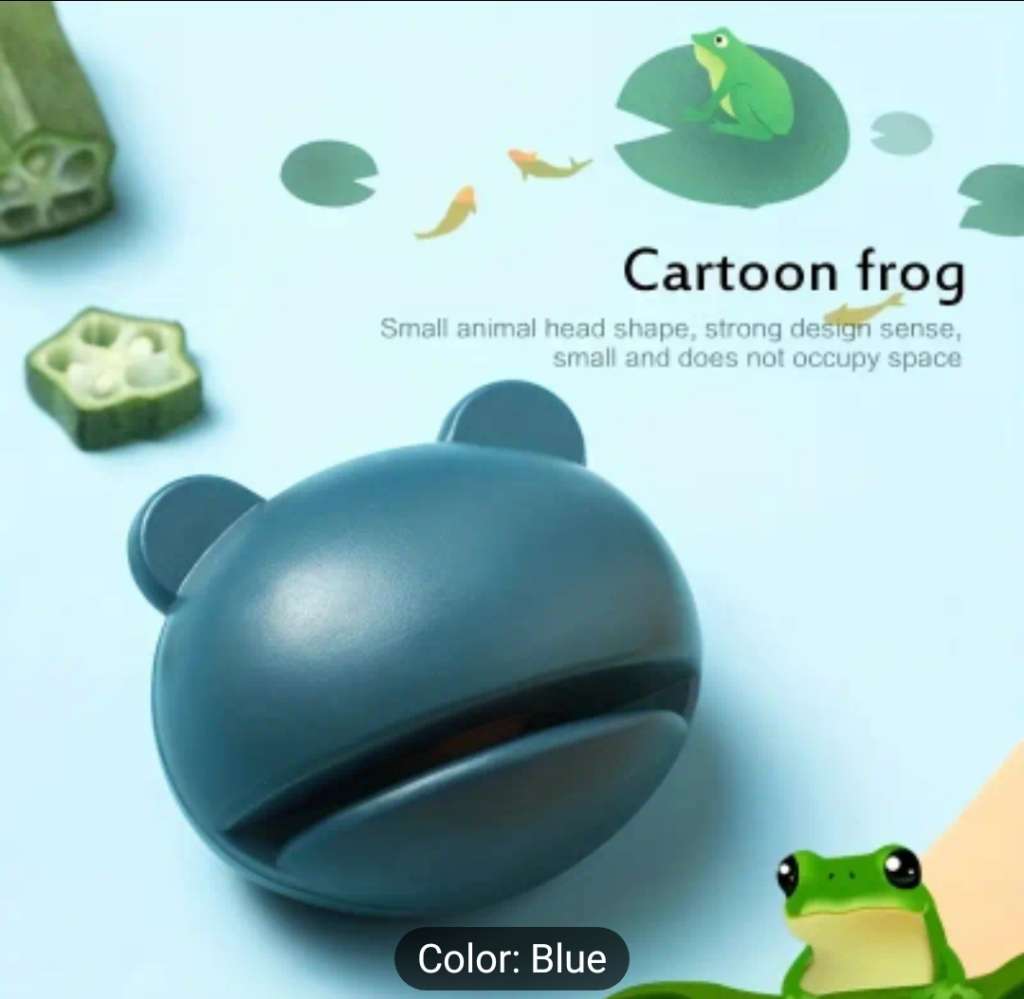 Frog-Shaped Knife Sharpener - Manual, Perfect For Kitchen Knives & Scissors