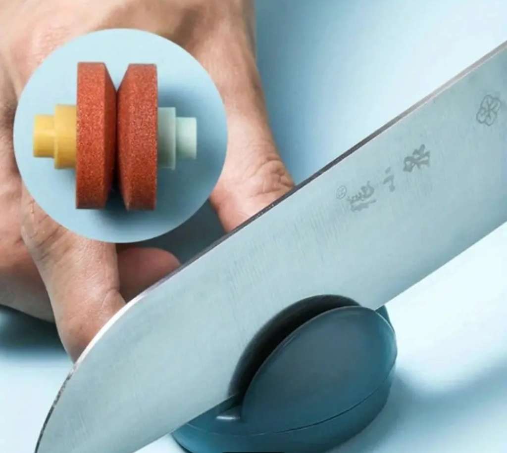 Frog-Shaped Knife Sharpener - Manual, Perfect For Kitchen Knives & Scissors