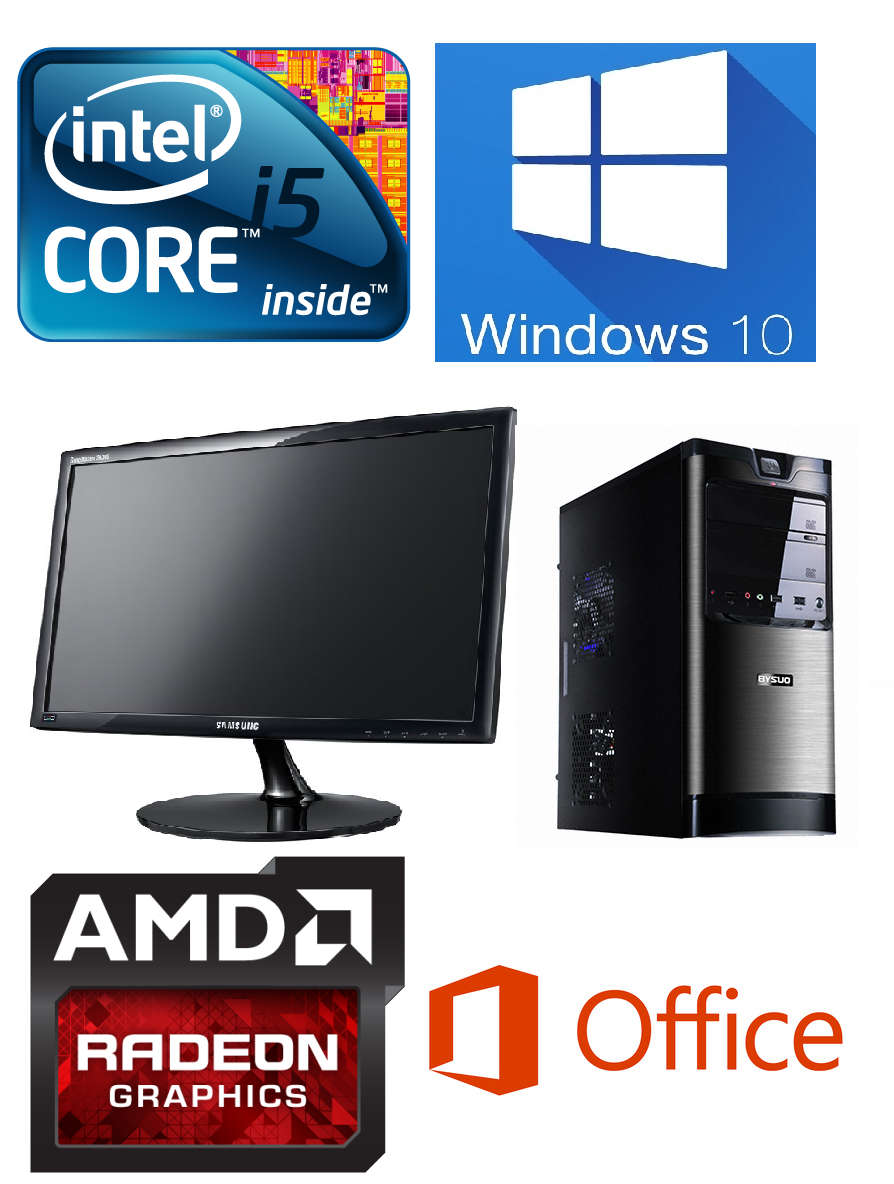 FULL HD GAMING PC | i5 3.2Ghz | 8GB Ram | 500GB HDD | R9 270x 2GB | SAMSUNG 23" LED MONITOR