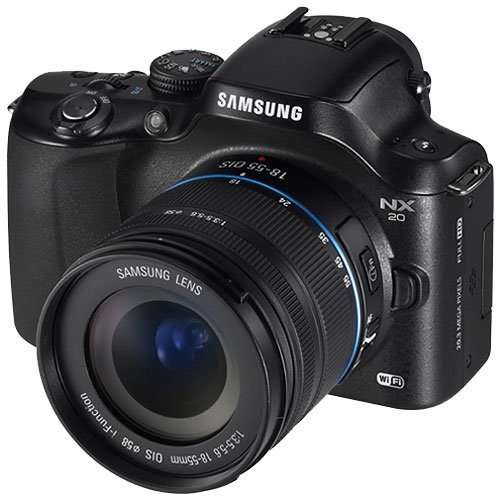 SAMSUNG Professional Series | NX20 | 20.3MP - CAMERA | 3" AMOLED Screen |  LENS Included