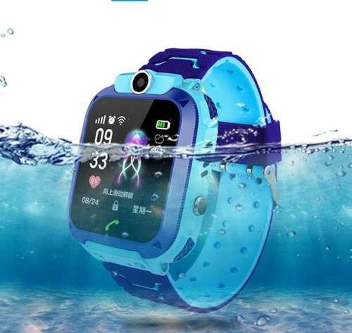 Kids Smartwatch with GPS Tracker Waterproof Phone Smart Watch 1.44 Games SOS Alarm Clock Camera (Blu