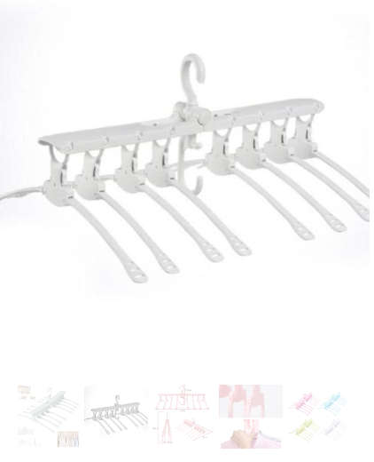 Retractable Magic Clothes Rack hanger Set
